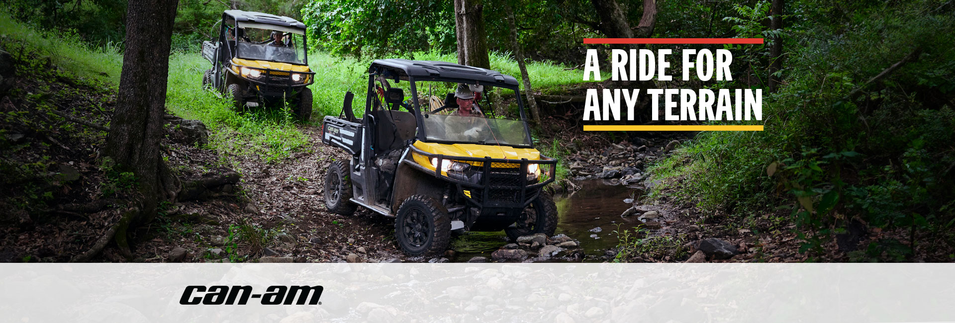 Can-am A ride for anh terrain